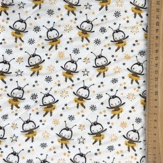 Bavlnená látka QUILTING Elisabetta jaune