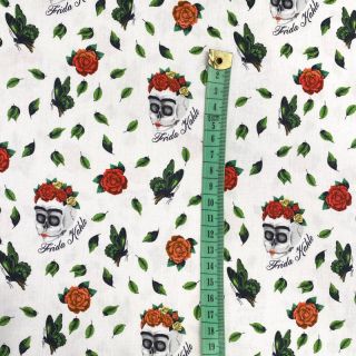 Pamučna tkanina FRIDA Art rose digital print