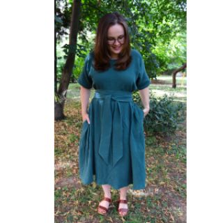 Tetra Tkanina/Muslin dark cyan