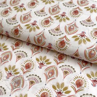 Pamuk Motiv bijela digitalni tisak