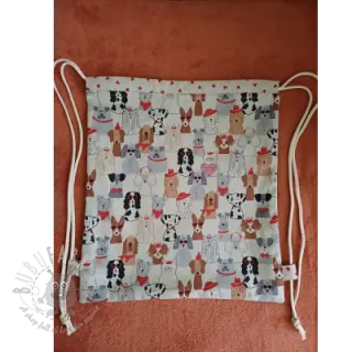 Dekorativna tkanina Linenlook Dog Dress Up