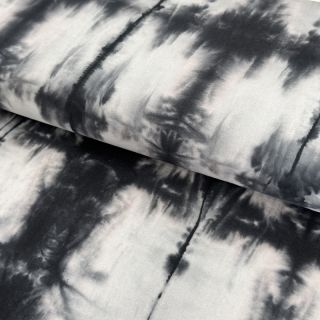 Pamučna tkanina HAND TIE DYE crna