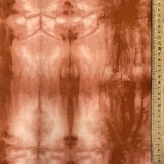 Pamučna tkanina HAND TIE DYE cigla