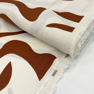 Viskóza s ľanom Nina design A