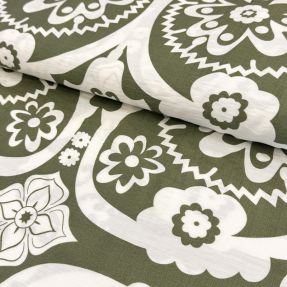 Viskóza s ľanom Nina design F