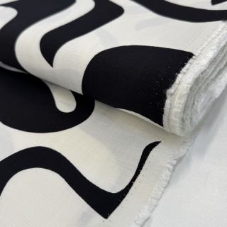 Viskóza s ľanom Nina design G