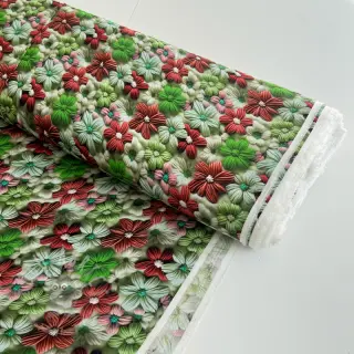 Viskoza RAYON POPLIN Knitted design E digital print