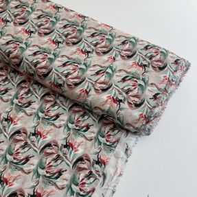Viskóza RAYON POPLIN Diverse graphics design E digital print