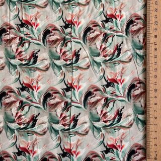 Viskóza RAYON POPLIN Diverse graphics design E digital print