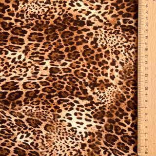 Viskóza RAYON POPLIN Jungle design B digital print