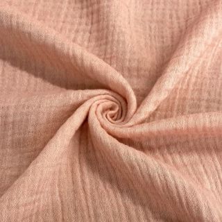 Dvoslojna gaza/muslin MELANGE pink