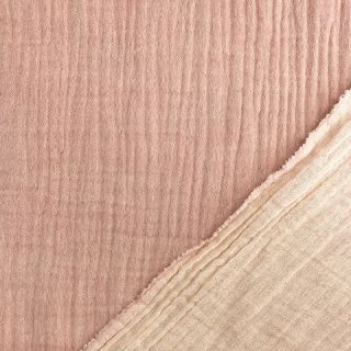 Dvoslojna gaza/muslin MELANGE pink
