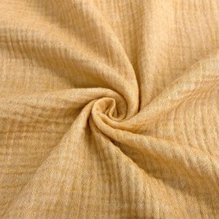 Dvoslojna gaza/muslin MELANGE ochre
