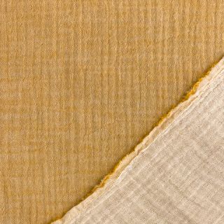 Dvoslojna gaza/muslin MELANGE ochre