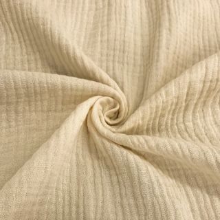 Dvojitá gázovina/mušelín MELANGE sand