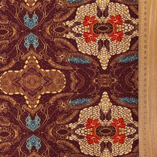 Pletenina VISCOSE LYCRA HEAVY Batik design A digital print