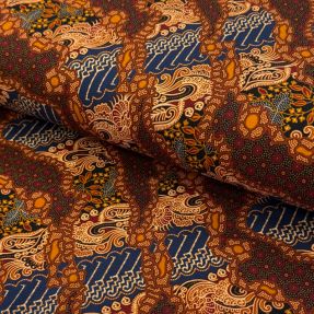 Pletenina VISCOSE LYCRA HEAVY Batik design C digital print