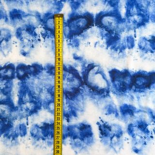 Pleteni materijal VISCOSE LYCRA HEAVY Indigo design A digital print