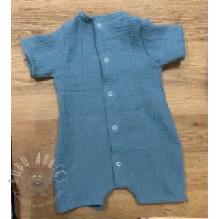 Tetra Tkanina/Muslin blue shadow ORGANIC
