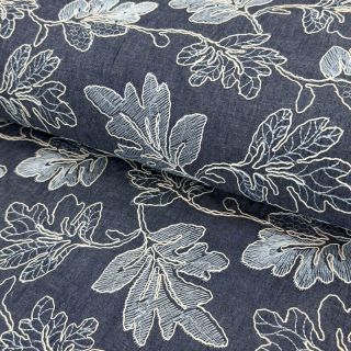 Pamučna tkanina JEANS EMBROIDERY Lisa design B