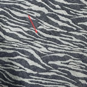 Dvostruka gaze ili museling JACQUARD Animal pattern tamno plava, 2. razred