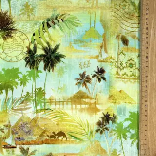 Viskoza s lanom Egypt design A digital print