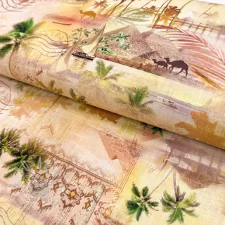 Viskoza s lanom Egypt design B digital print