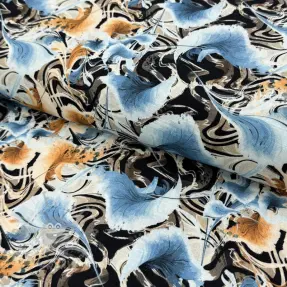 Viskoza s lanom Paint chaos design A digital print