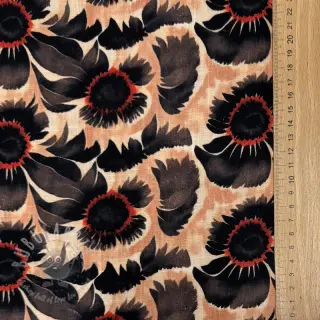 Viskoza s lanom Sunlower design B digital print
