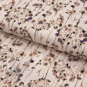 Viskoza s lanom Agapanthus design C digital print