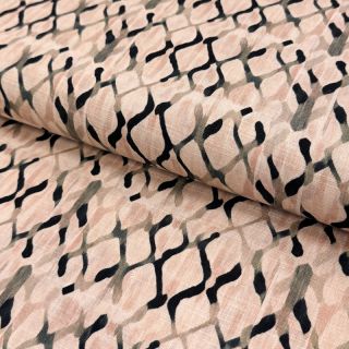 Lan viskoza Ivy Diamonds design B digital print