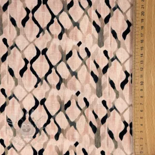 Viskoza s lanom Ivy Diamonds design B digital print