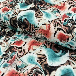 Viskoza s lanom Paint chaos design B digital print