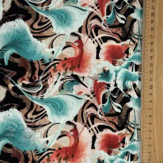 Viskoza s lanom Paint chaos design B digital print