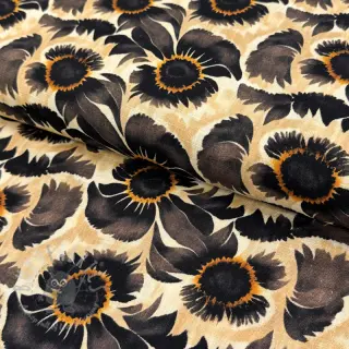 Viskoza s lanom Sunlower design A digital print