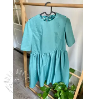 Pamučni popelin cyan