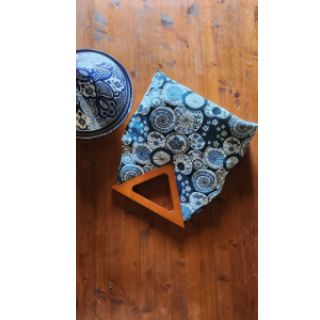 Dekorativna tkanina jacquard Kusmi bleu