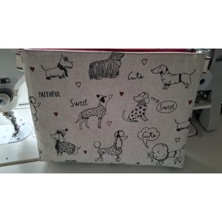 Dekorativna tkanina Linenlook Sweet doggie friends