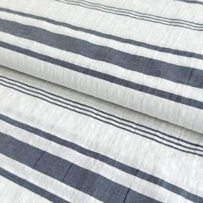 Pamučna tkanina YARN DYED Structure navy