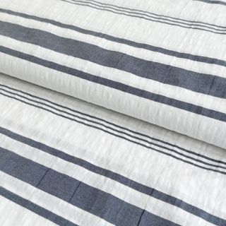 Pamučna tkanina YARN DYED Structure navy