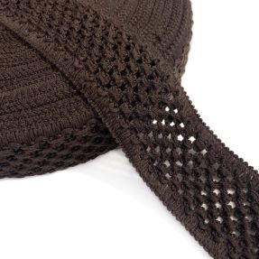 Pleteni lastik 5 cm choco