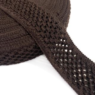 Pleteni lastik 5 cm choco