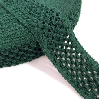 Pleteni lastik 5 cm bottle green