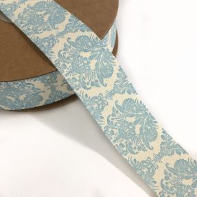 Pamučna vrpca Ornament light blue