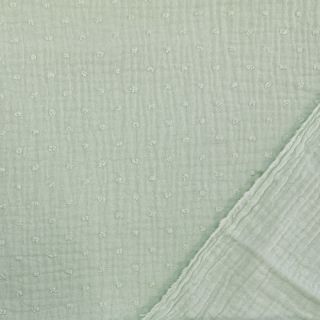 Dvostruka gaza/muslin DOBBY mint