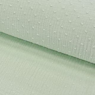 Dvostruka gaza/muslin DOBBY mint