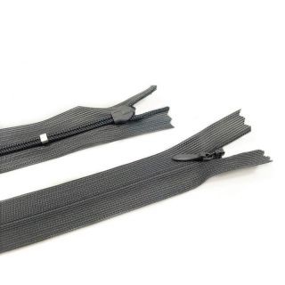 Skriveni zatvarači neodjeljivi 25 cm dark grey