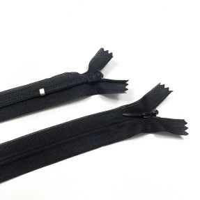 Skriveni zatvarači neodjeljivi 25 cm black