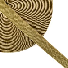 Guma glatka 2,5 cm glitter gold