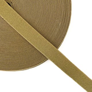 Guma glatka 2,5 cm glitter gold
